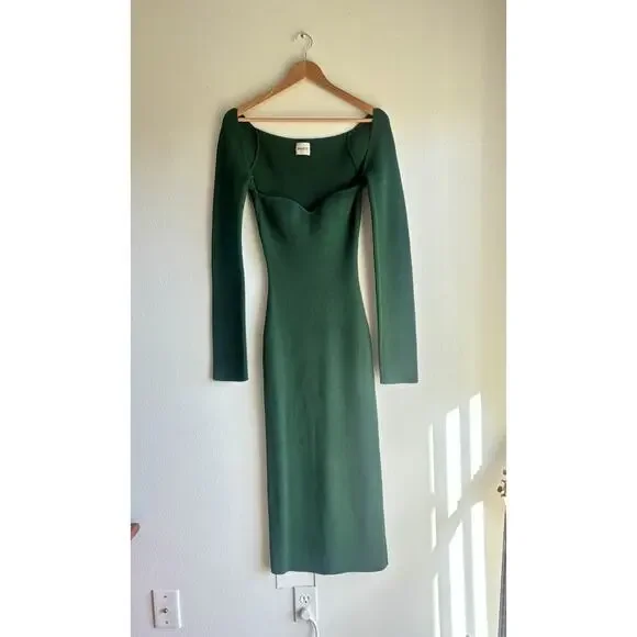 khaite green dress Khaite